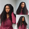 [phozieque]'s Special Link MyOwn-Fit™ 360 HD Lace Free Parting Water Wave Wig Flexi-Fit Invisi Drawstring Cap & Pre-Cut Lace