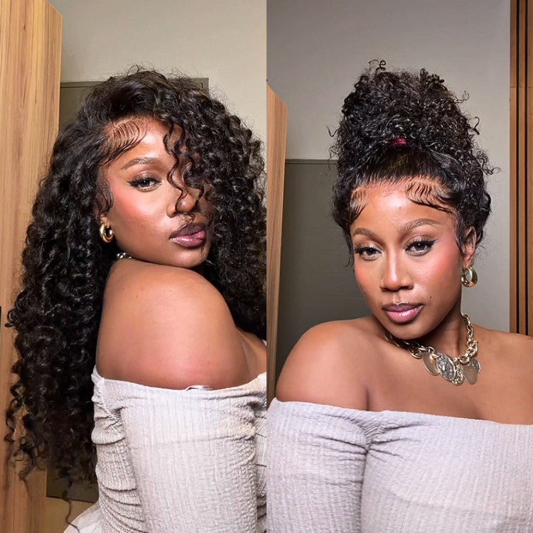 [tlotlo_a_ghanie]'s Special Link MyOwn-Fit™ 360 HD Lace Free Parting Water Wave Wig Flexi-Fit Invisi Drawstring Cap & Pre-Cut Lace