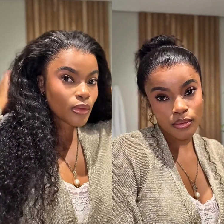 [khanyisile_msomi]'s Special Link MyOwn-Fit™ 360 HD Lace Free Parting Water Wave Wig Flexi-Fit Invisi Drawstring Cap & Pre-Cut Lace
