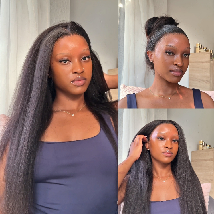 [danaxmarcelle]'s Special Link MyOwn-Fit™ 360 HD Lace Kinky Straight Wig Flexi-Fit Invisi Drawstring Cap & Pre-Cut Lace