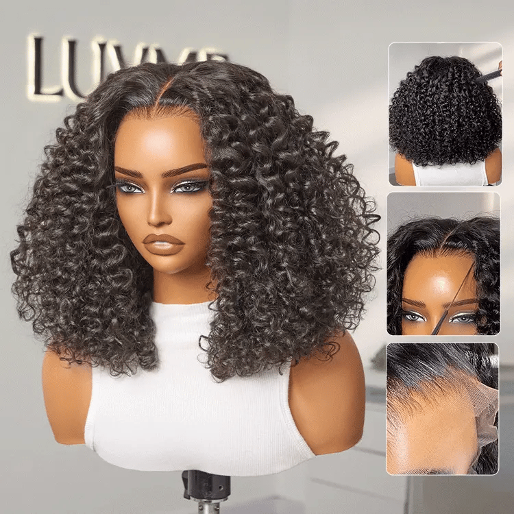 special I VolumeMAX™ 220% Density Beginner Friendly Glueless 5x5 Closure Lace HD Lace 14 Inches Curly Wig