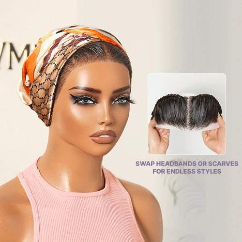 1pc Boho Braids Straight 13x4 Frontal Lace Closure Pre-Cut Lace