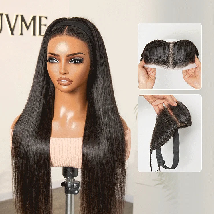 1pc Boho Braids Straight 13x4 Frontal Lace Closure Pre-Cut Lace