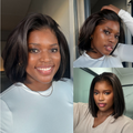 [lebomaetlane]'s Special Link Pre-do Lagos Hairline Flexi Fit Invisi Drawstring Cap Silky Straight Bob 13x4 Frontal HD Lace Wig Pre-Cut Lace