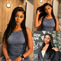 [thando.wolf]'s Special Link Pre-do Lagos Hairline Flexi Fit Invisi Drawstring Cap Natural Black & Copper Ombre Highlights Silky Straight Glueless 13x4 Frontal HD Lace Wig Pre-Cut Lace