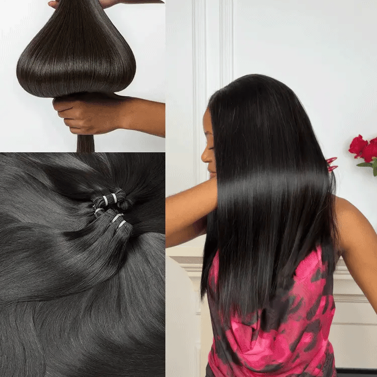 Vietnamese Hair Super Double Drawn Silky Straight Bob Wig Flexi-Fit Drawstring Cap 5x5 Closure Lace