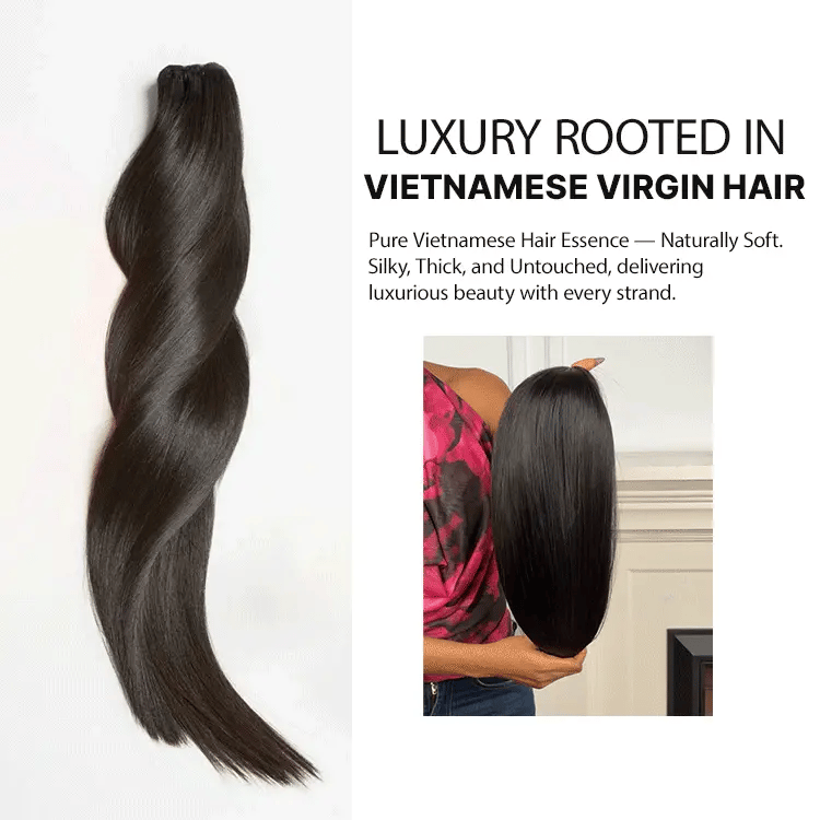 Custom | Vietnamese Hair Silky Straight 2 Bundles & 3 Bundles