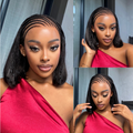 [issa_babbygirl]'s Special Link VolumeMAX™ 200% Density Boho Braids Silky Straight Bob Glueless 13x4 Frontal HD Lace Wig Pre-Cut Lace