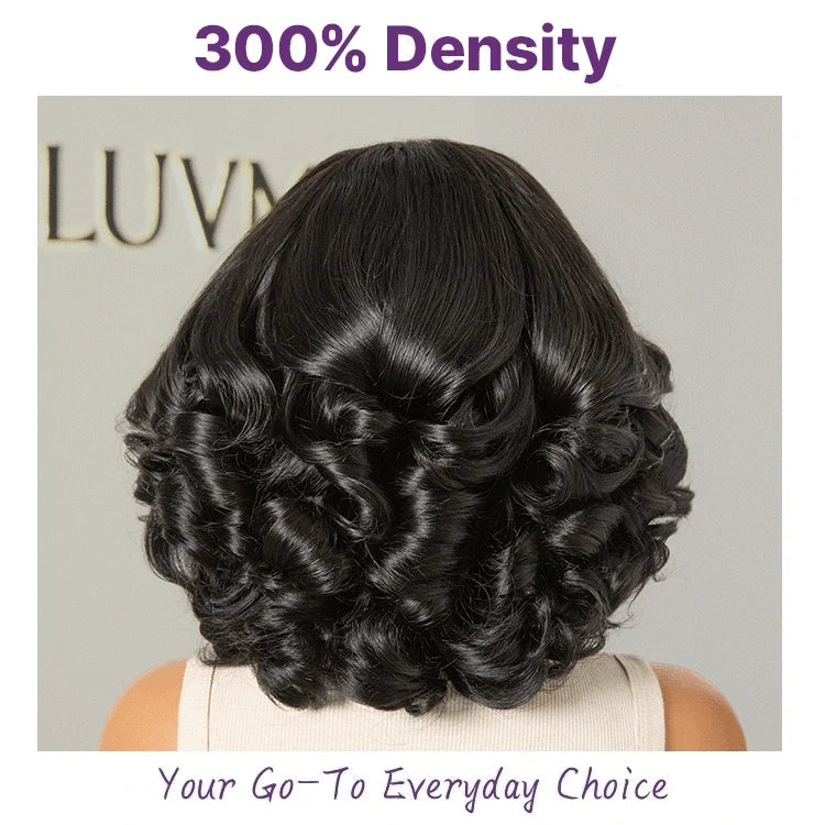 Custom | 300% High Density Body Wave 4x4 Closure Lace Glueless 10 Inches Short Wig