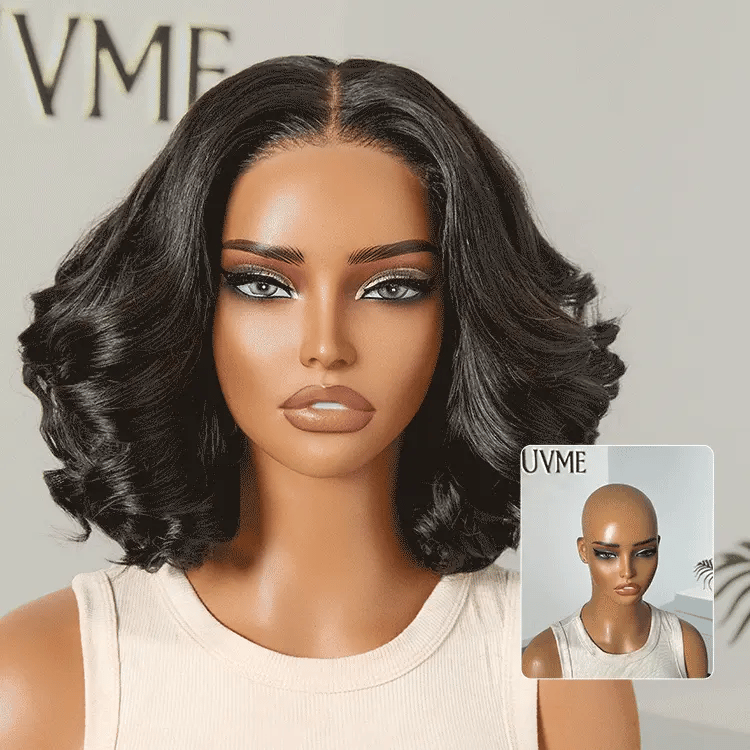 Custom | 300% High Density Body Wave 4x4 Closure Lace Glueless 10 Inches Short Wig