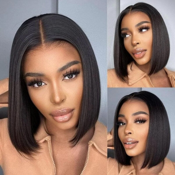 Worth | Glueless 4x4 Closure Undetectable HD Lace Bob Wig 100% Human Hair