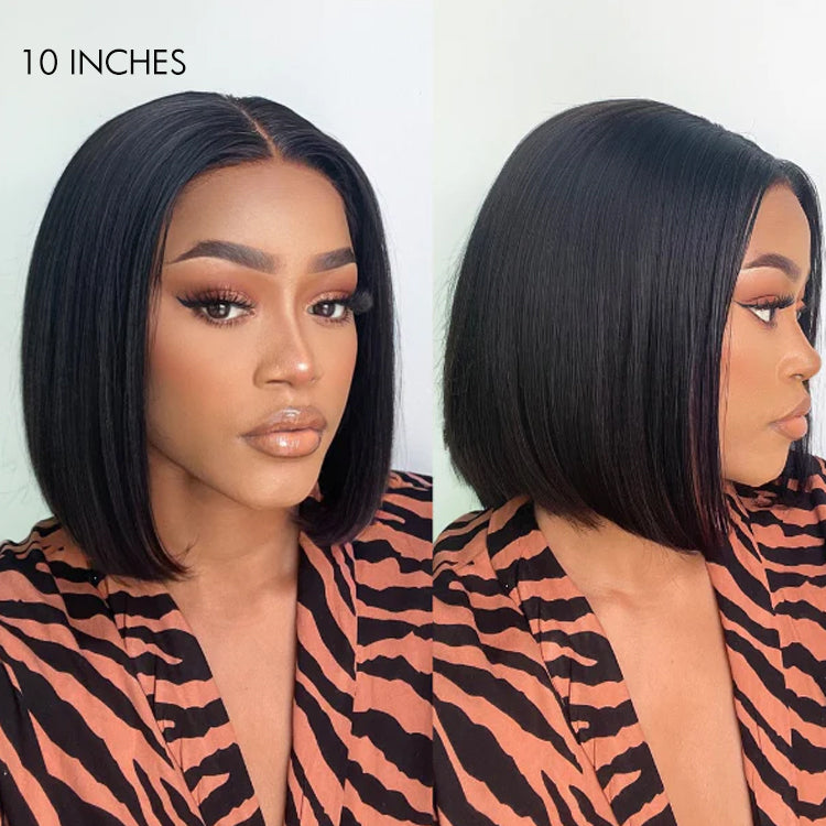 Worth | Glueless 4x4 Closure Undetectable HD Lace Bob Wig 100% Human Hair