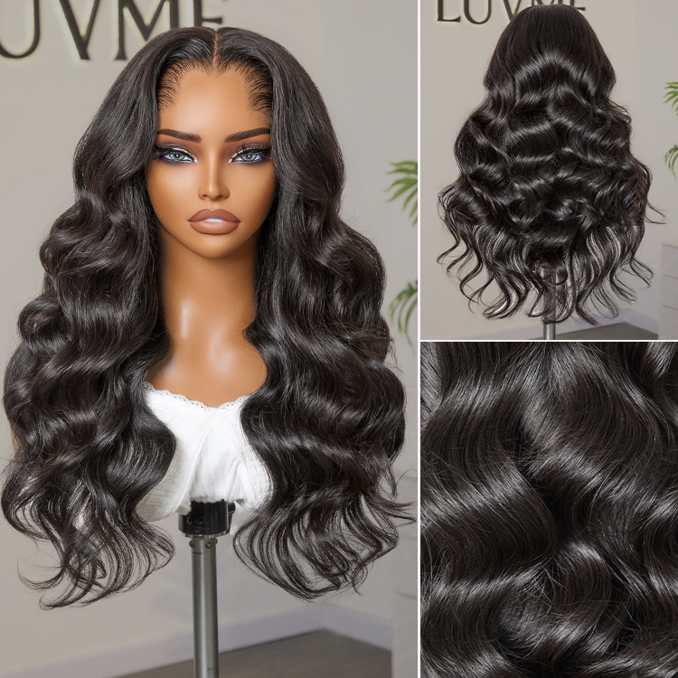 Custom | Pre-do Lagos Hairline 250% Density Loose Body Wave 13x4 Frontal Lace Glueless 20 Inches Long Wig