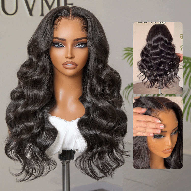 Custom | Pre-do Lagos Hairline 250% Density Loose Body Wave 13x4 Frontal Lace Glueless 20 Inches Long Wig