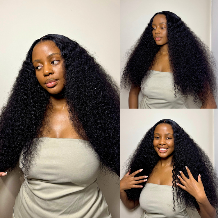 [reba_mofokeng]'s Special Link VolumeMAX™ 180% / 220% Density Water Wave Glueless Flexi-Fit Drawstring 13x4 Frontal Lace Fluffy Curly Wig Pre-Cut Lace
