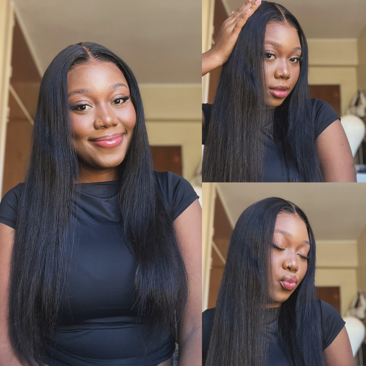 [tshiamo_lesetja]'s Special Link PreMax Wigs - Flexi-Fit Silky Straight Invisi Drawstring Cap & HD Lace & Regular Lace Glueless 13x4 Frontal Lace Human Hair Wig Pre-Cut Lace