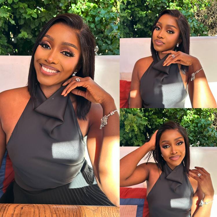 [eleighsa]'s Special Link NatureMAX™ Silky Blunt Cut Bob Glueless Ear-to-ear 13x4 HD Lace Front Wig Pre-Cut Lace Flexi-Fit Drawstring Cap