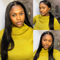 [zona_davani]'s Special Link Pre-do Lagos Hairline Flexi Fit Invisi Drawstring Cap Natural Black & Copper Ombre Highlights Silky Straight Glueless 13x4 Frontal HD Lace Wig Pre-Cut Lace