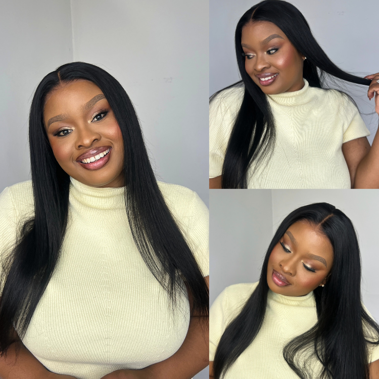 [lekwetse_sebulele]'s Special Link PreMax Wigs - Flexi-Fit Silky Straight Invisi Drawstring Cap & HD Lace & Regular Lace Glueless 13x4 Frontal Lace Human Hair Wig Pre-Cut Lace