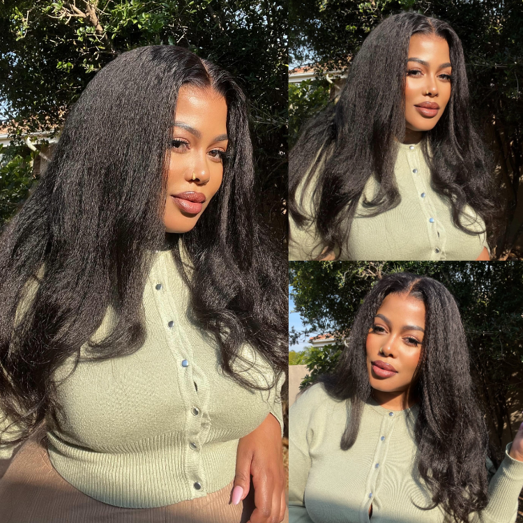 [zezethu_mniki]'s Special Link MyOwn-Fit™ 360 HD Lace Kinky Straight Wig Flexi-Fit Invisi Drawstring Cap & Pre-Cut Lace