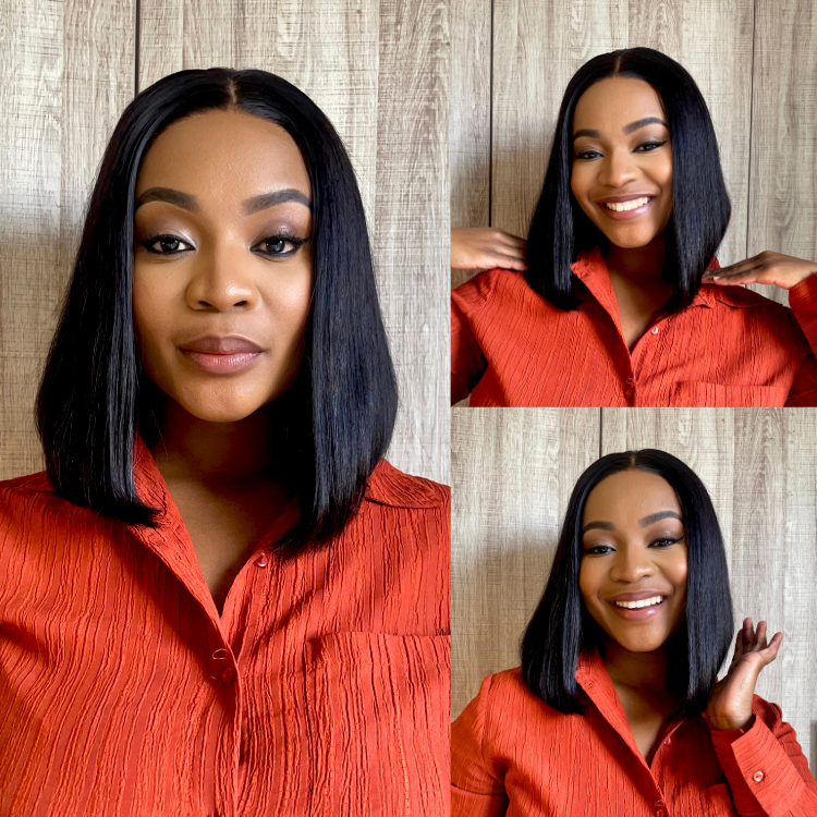 [fey_thulare]'s Special Link VolumeMAX™ 200% Density Natural Black / Honey Blonde Highlight ReadytoGo Super Double Drawn 4x4 Lace Wig Pre-cut Lace