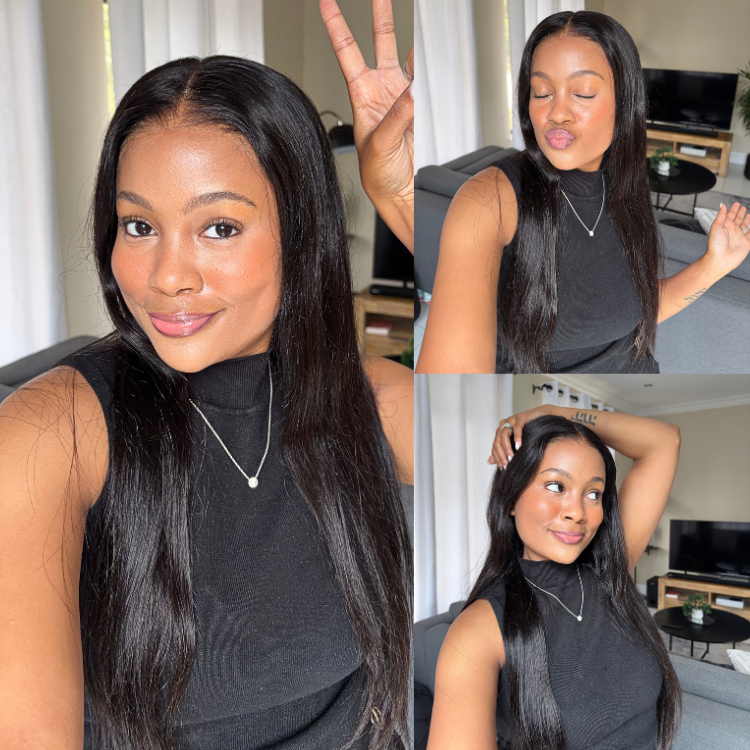 [sthabilemarnitz]'s Special Link NatureMAX™ 180% Density Silky Straight Glueless Ear-to-ear 13x4 HD Lace Front Wig Pre-Cut Lace Flexi-Fit Drawstring Cap