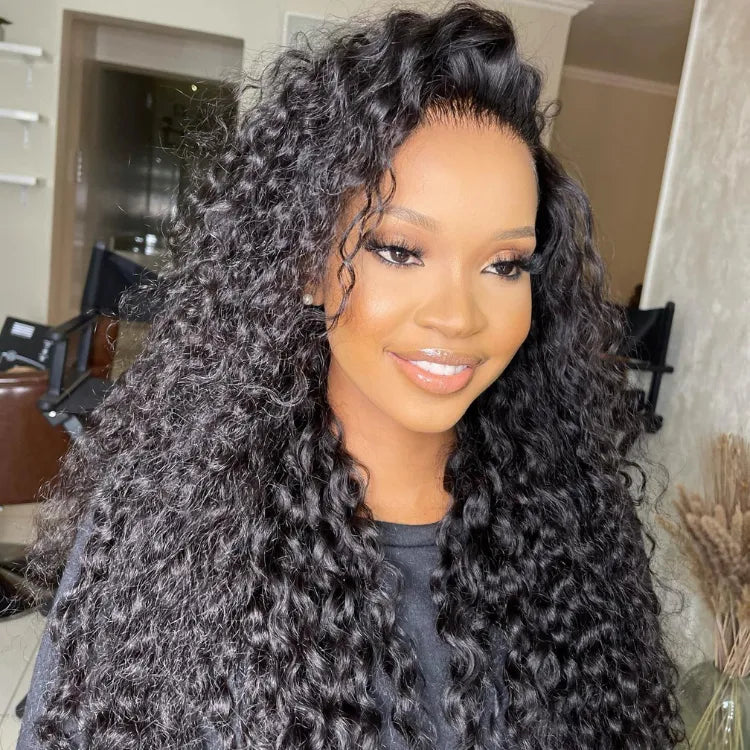 OUTLET | Offer-Undetectable Invisible 13*4 Frontal Lace Water Wave Wig