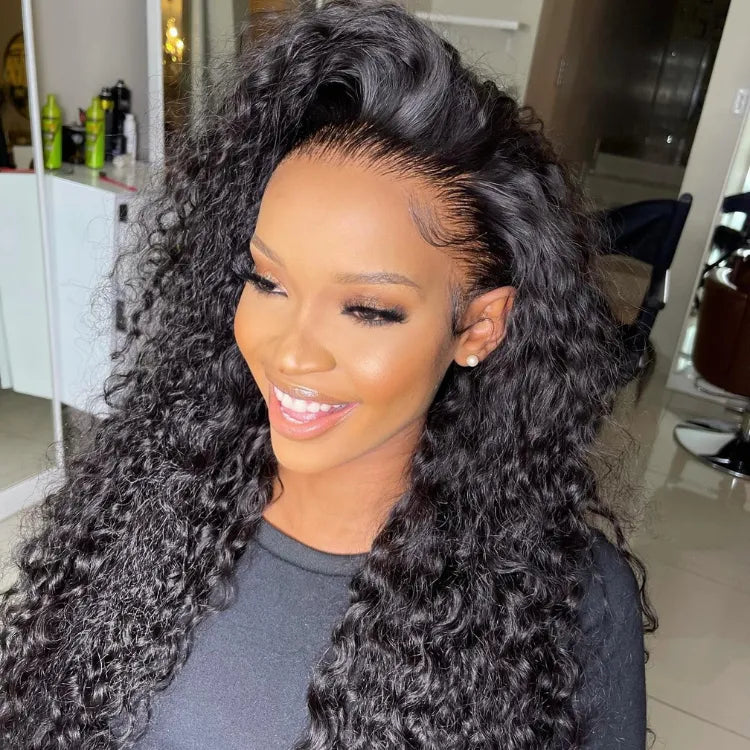 OUTLET | Offer-Undetectable Invisible 13*4 Frontal Lace Water Wave Wig