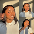 [khafulwanda]'s Special Link Pre-do Lagos Hairline Flexi Fit Invisi Drawstring Cap Silky Straight Bob 13x4 Frontal HD Lace Wig Pre-Cut Lace