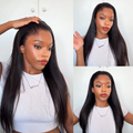 [palesakobelii]'s Special Link Pre-do Lagos Hairline Flexi Fit Invisi Drawstring Cap Natural Black & Copper Ombre Highlights Silky Straight Glueless 13x4 Frontal HD Lace Wig Pre-Cut Lace
