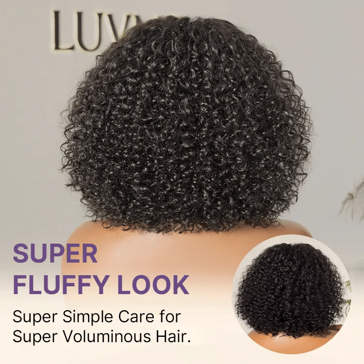 1 Sec Install Wig | 180% Density ReadytoGo Soft Deep Curl Bob Glueless 4x4 Closure Lace Wig