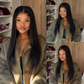 [thandolwethu_nkomo]'s Special Link Pre-do Lagos Hairline Flexi Fit Invisi Drawstring Cap Natural Black & Copper Ombre Highlights Silky Straight Glueless 13x4 Frontal HD Lace Wig Pre-Cut Lace