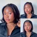 [octaviamua_]'s Special Link NatureMAX™ Silky Blunt Cut Bob Glueless Ear-to-ear 13x4 HD Lace Front Wig Pre-Cut Lace Flexi-Fit Drawstring Cap