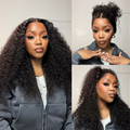 [kamo_leslie]'s Special Link Pre-do Lagos Hairline Flexi Fit Invisi Drawstring Cap 200% Density New Fummi Curly Glueless 13x4 Frontal Lace Wig Pre-Cut Lace