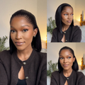 [lerato.sookane]'s Special Link Pre-do Lagos Hairline Flexi Fit Invisi Drawstring Cap Silky Straight Bob 13x4 Frontal HD Lace Wig Pre-Cut Lace