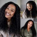 [mrs_mqela]'s Special Link VolumeMAX™ 180% / 220% Density Water Wave Glueless Flexi-Fit Drawstring 13x4 Frontal Lace Fluffy Curly Wig Pre-Cut Lace
