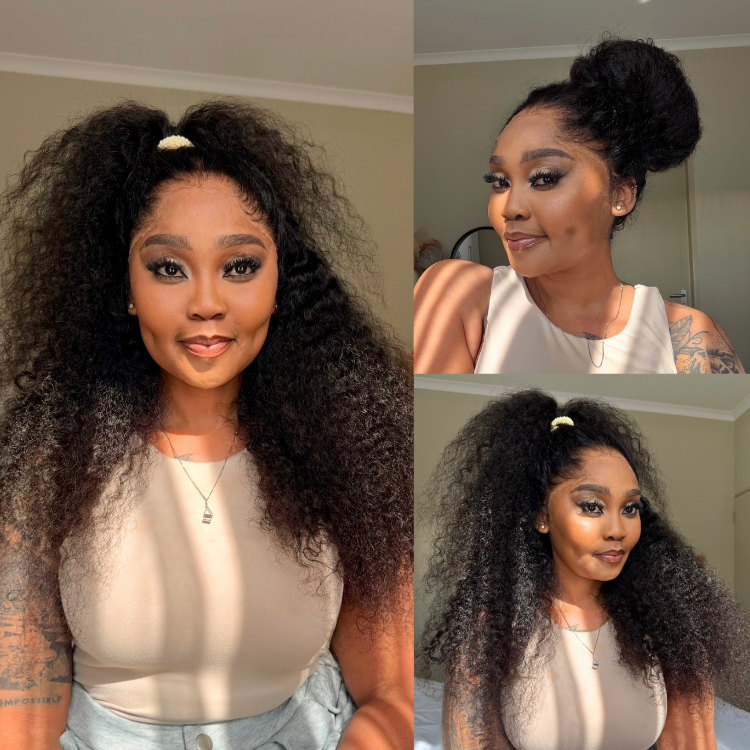 [mimo_mokgosi]'s Special Link Pre-do Lagos Hairline Flexi Fit Invisi Drawstring Cap 200% Density New Fummi Curly Glueless 13x4 Frontal Lace Wig Pre-Cut Lace