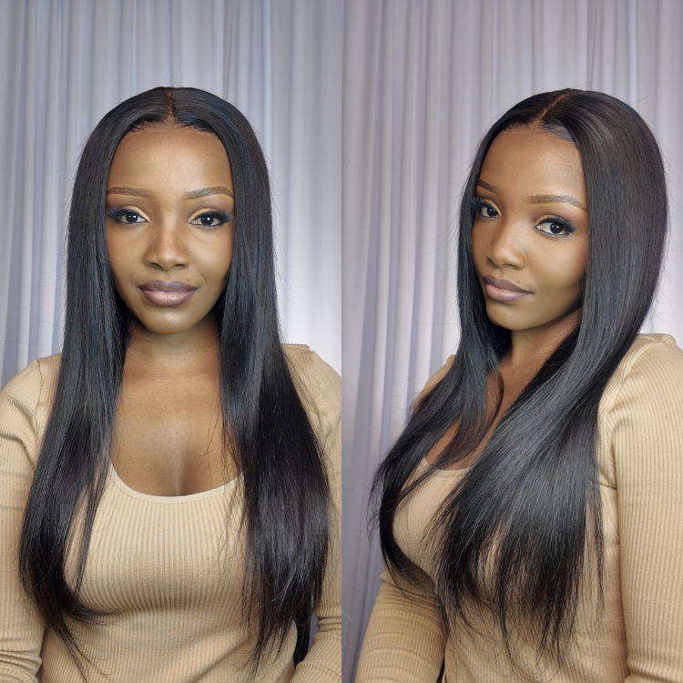 [thato_makhafola]'s Special Link PreMax Wigs - Flexi-Fit Silky Straight Invisi Drawstring Cap & HD Lace & Regular Lace Glueless 13x4 Frontal Lace Human Hair Wig Pre-Cut Lace