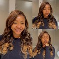 [kim.moleleki]'s Special Link SouthKiss All-Day Comfort™ Wig 180% Density Sun-Kissed Blonde Ombre Highlight Loose Body Wave Glueless 7x6 Closure HD Lace Wig Pre-Cut Lace