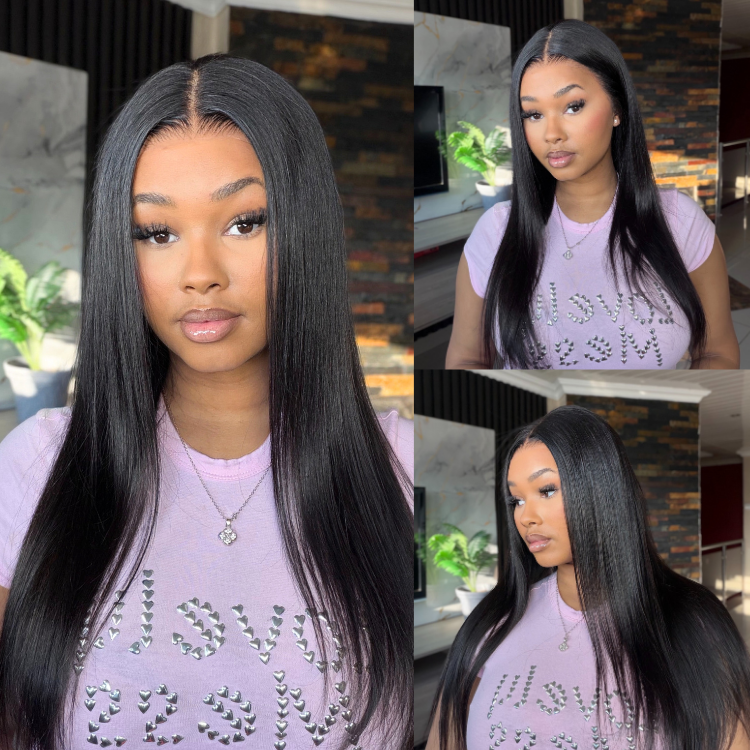 [beyonda_xx]'s Special Link PreMax Wigs - Flexi-Fit Silky Straight Invisi Drawstring Cap & HD Lace & Regular Lace Glueless 13x4 Frontal Lace Human Hair Wig Pre-Cut Lace