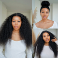 [pedibae]'s Special Link VolumeMAX™ 180% / 220% Density Water Wave Glueless Flexi-Fit Drawstring 13x4 Frontal Lace Fluffy Curly Wig Pre-Cut Lace