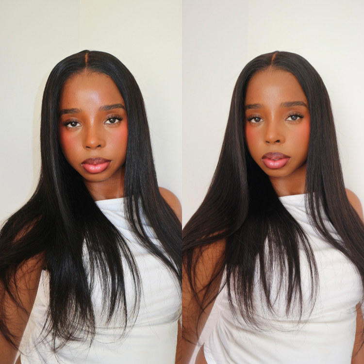[khanyiik]'s Special Link PreMax Wigs - Flexi-Fit Silky Straight Invisi Drawstring Cap & HD Lace & Regular Lace Glueless 13x4 Frontal Lace Human Hair Wig Pre-Cut Lace