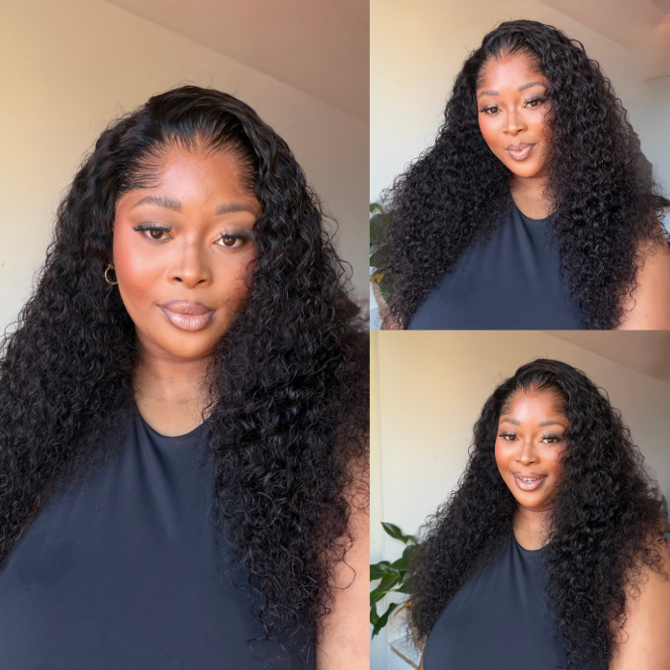 [popi_nyawo]'s Special Link Pre-do Lagos Hairline Flexi Fit Invisi Drawstring Cap 200% Density New Fummi Curly Glueless 13x4 Frontal Lace Wig Pre-Cut Lace