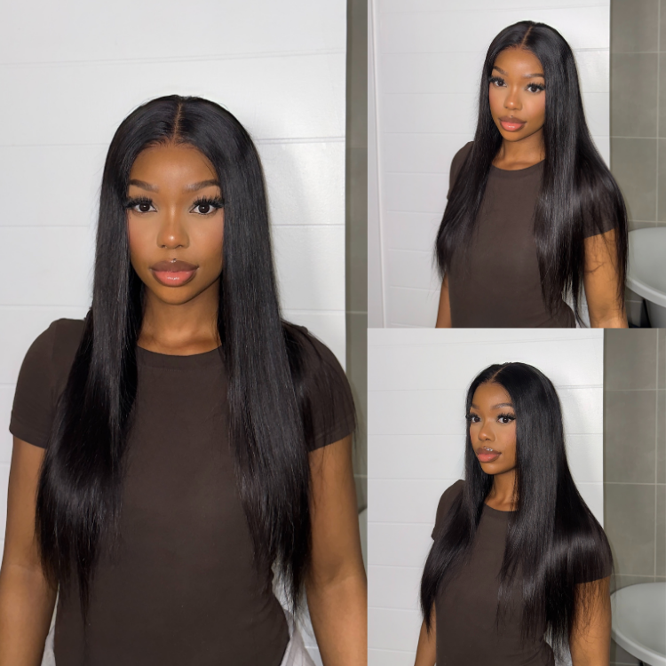 [f_aithhm]'s Special Link PreMax Wigs - Flexi-Fit Silky Straight Invisi Drawstring Cap & HD Lace & Regular Lace Glueless 13x4 Frontal Lace Human Hair Wig Pre-Cut Lace