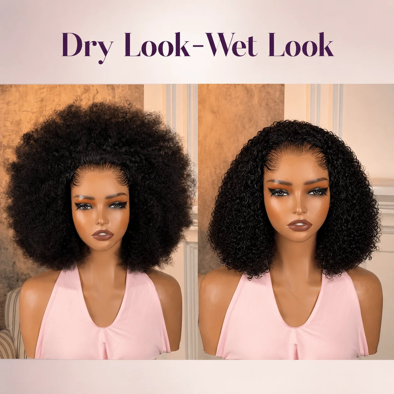[lerato.s.lee.3]'s Special Link Pre-do Lagos Hairline Flexi Fit Invisi Drawstring Cap 250% Density Natural Black Kinky Curly Glueless 13x4 Frontal HD Lace 12 inches Wig Pre-Cut Lace