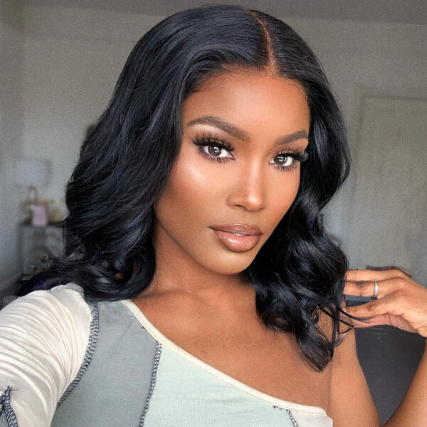 Worth | Natural Black Body Wave 4*4 Lace Wig 100% Human Hair