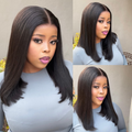 [bella_nkambule]'s Special Link Vietnamese Hair Super Double Drawn Silky Straight Bob Wig Flexi-Fit Drawstring Cap 5x5 Closure Lace