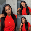 [issa_babbygirl]'s Special Link Pre-do Lagos Hairline Flexi Fit Invisi Drawstring Cap Natural Black & Copper Ombre Highlights Silky Straight Glueless 13x4 Frontal HD Lace Wig Pre-Cut Lace