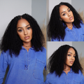 [morgantasneem]'s Special Link VolumeMAX™ 250% Density Flexi Fit Invisi Drawstring Cap Glueless 13X4 Frontal Lace HD Lace Kinky Curly Wig