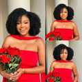 [xolatotomusic]'s Special Link Pre-do Lagos Hairline Flexi Fit Invisi Drawstring Cap 250% Density Natural Black Kinky Curly Glueless 13x4 Frontal HD Lace 12 inches Wig Pre-Cut Lace